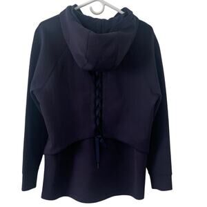 Lululemon Women's Tied To You Jacket Midnight Blue Neoprene Size 12